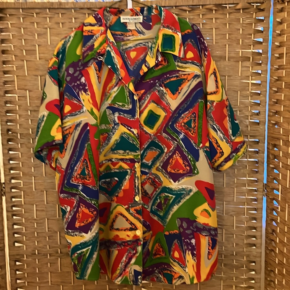 Multicolor Abstract  Shirt